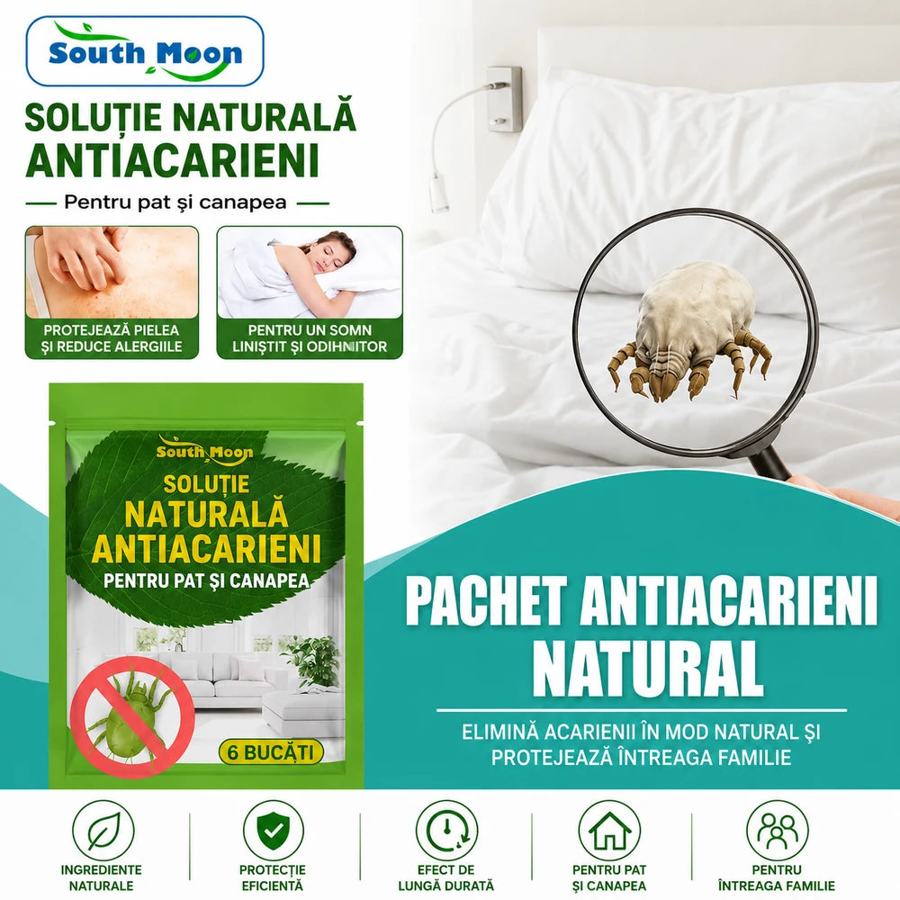 Pachet Natural Antiacarieni pentru Pat și Canapea 1+1 gratis.