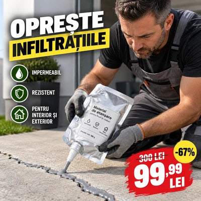 Sigilant auto-nivelant pentru fisuri din beton