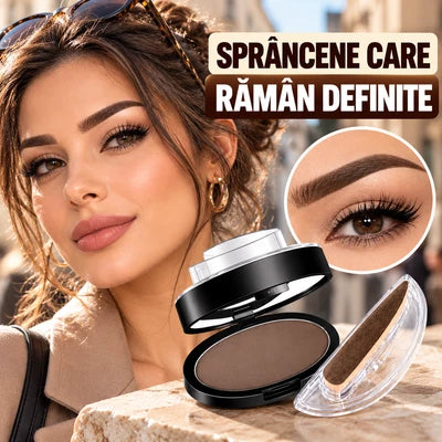 Pudră pentru sprâncene cu aplicator
